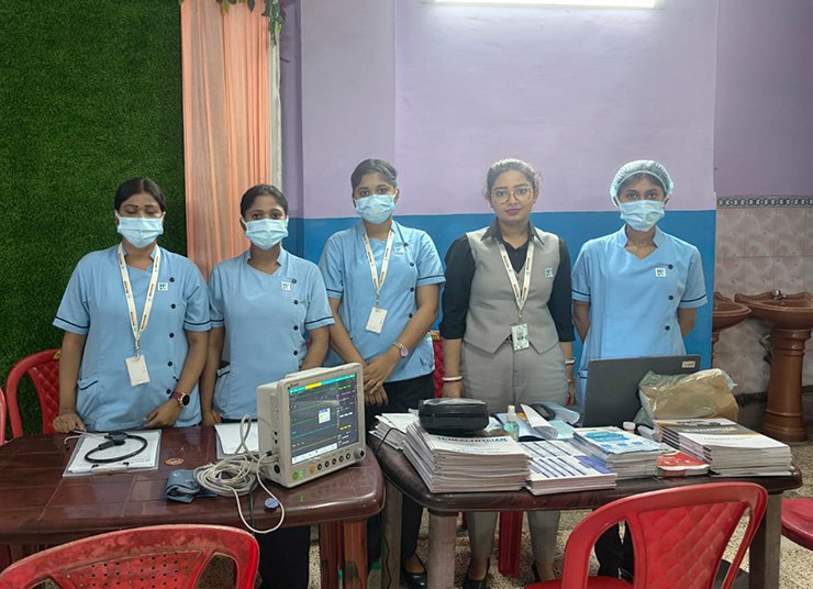 Skilled Nursing Team Strengthens Medical Camp Services at 10 Pally
